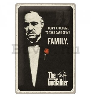 Fémtáblák: The Godfather I don't apologize - 20x30 cm