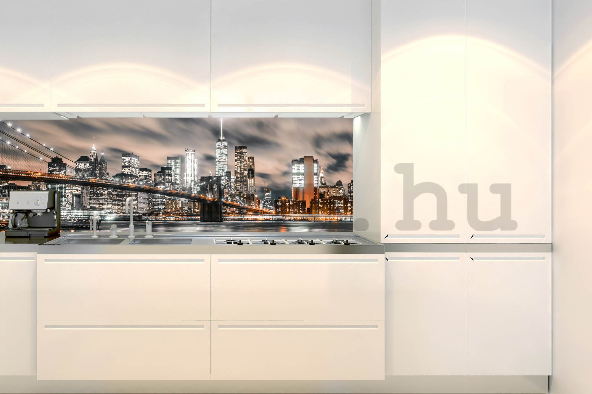 Öntapadós mosható tapéta konyhába - Downtown Manhattan, 180x60 cm