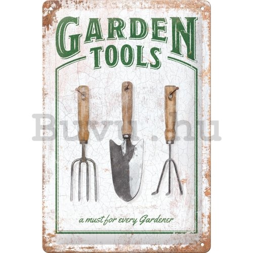 Fémtáblák: Garden Tools - 20x30 cm