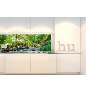 Öntapadós mosható tapéta konyhába - Botanikus kert, 180x60 cm