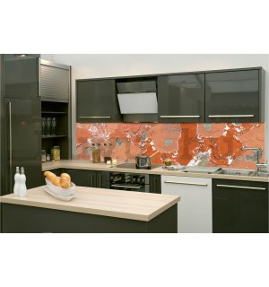 Öntapadós mosható tapéta konyhába - Bomlási textúra, 260x60 cm