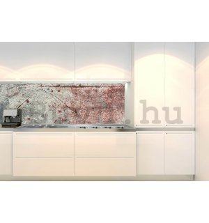 Öntapadós mosható tapéta konyhába - Rozsdás fal, 180x60 cm