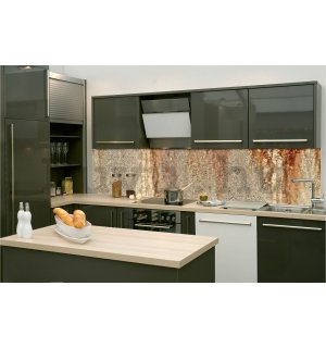 Öntapadós mosható tapéta konyhába - Homokos dekoráció, 260x60 cm