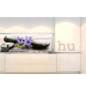 Öntapadós mosható tapéta konyhába - Spa forró kövek, 180x60 cm