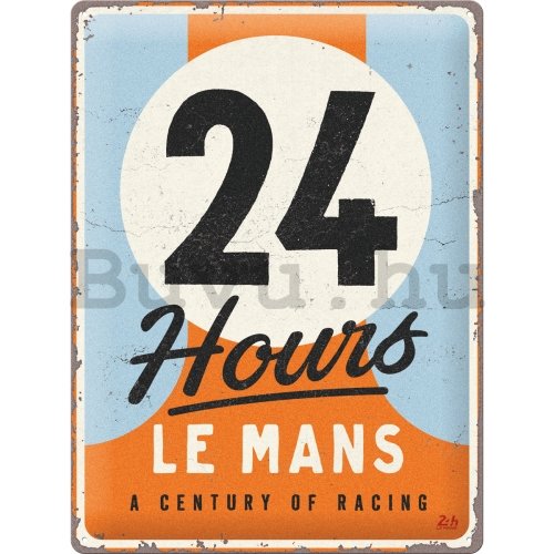 Fémtáblák: 24h Le Mans - A Century of Racing - 30x40 cm