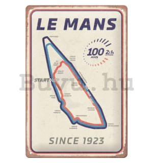 Fémtáblák: 24h Le Mans - Circuit 100 Ans - 20x30 cm