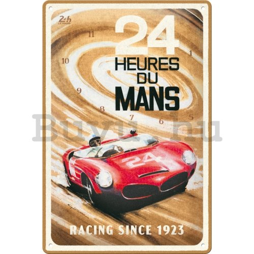 Fémtáblák: 24h Le Mans - Red Car 1963 - 20x30 cm
