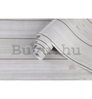 Öntapadós tapéta bútorokhoz fehér fadeszkák 45cm x 8m