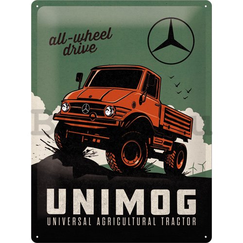 Fémtáblák: Daimler Truck Unimog - 40x30 cm