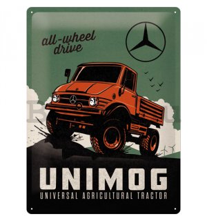 Fémtáblák: Daimler Truck Unimog - 40x30 cm