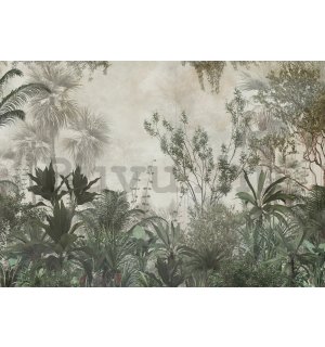 Vlies fotótapéta: Erdei dzsungel zöld - 368x254 cm