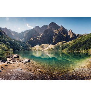 Vlies fotótapéta: Hegyi tó - 368x254 cm