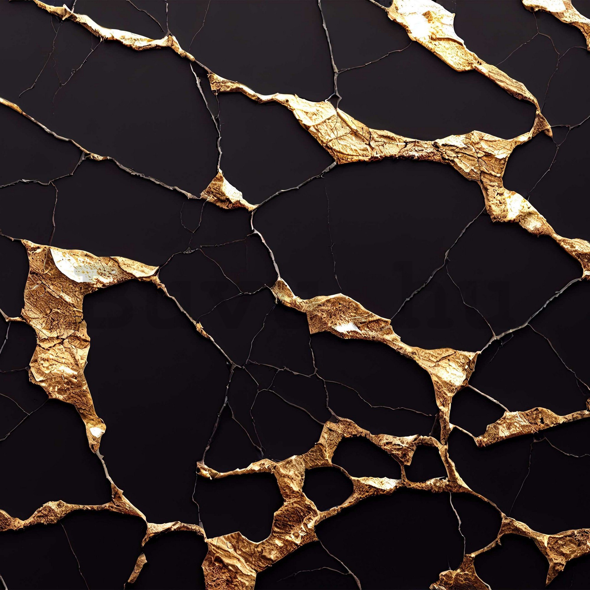 Vlies fotótapéta: Arany márvány csillogás utánzata - 254x184 cm