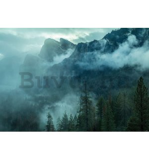 Vlies fotótapéta: Köd a hegyekben - 254x184 cm