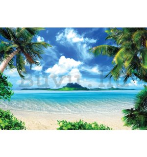 Vlies fotótapéta: Egy trópusi paradicsomban - 368x254 cm