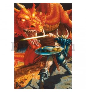 Poster - Dungeons & Dragons (Classic Red Dragon Battle)