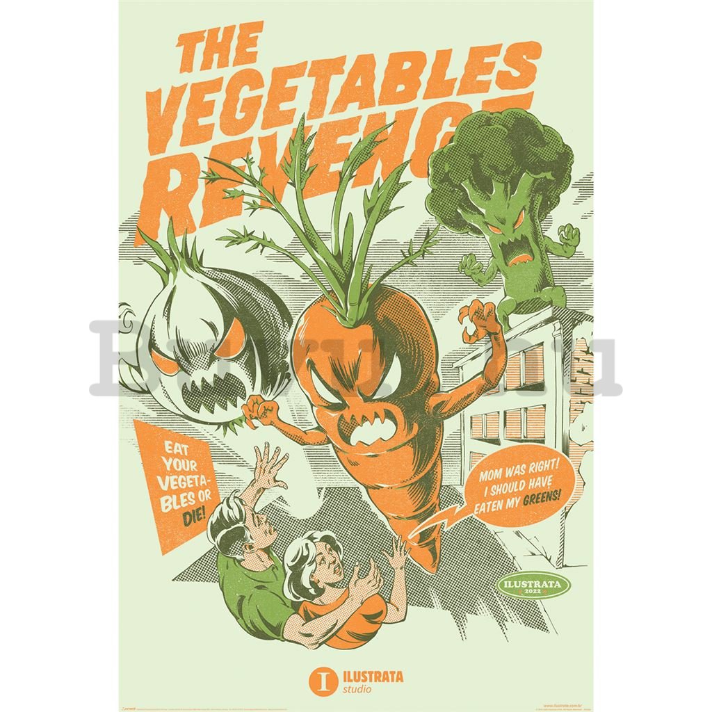 Poster - Ilustrata (The Vegetables Revenge)
