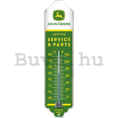 Retró hőmérő - John Deere Service & Parts
