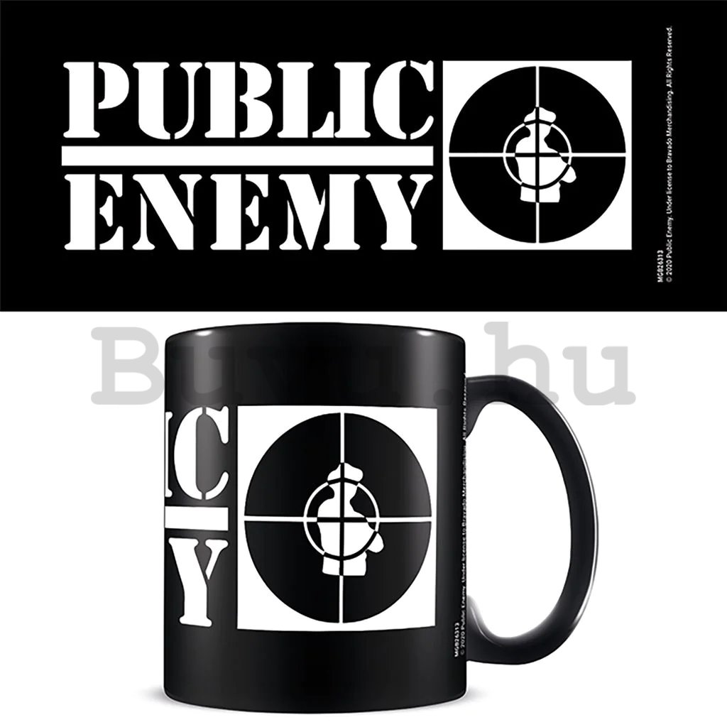 Bögre - Public Enemy (Crosshairs Logo)