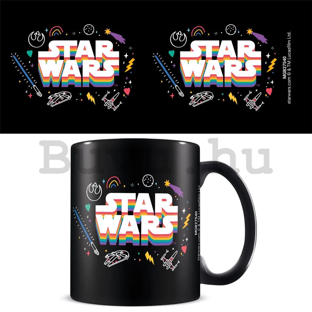 Bögre - Star Wars Pride (Logo Rainbow)