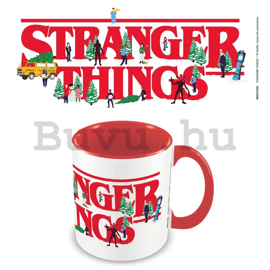 Bögre - Stranger Things 4 (Christmas Logo)