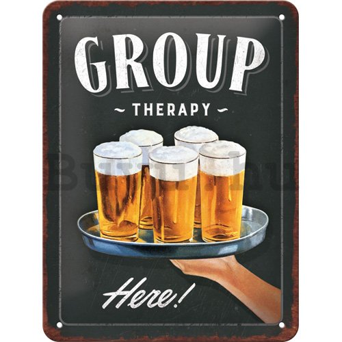 Fémtáblák: Group therapy - 15x20 cm