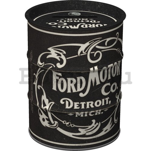 Fém hordó-persely: Ford - Vintage Logo