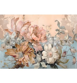 Vlies fotótapéta: Nature flowers pastel floral - 416x290 cm