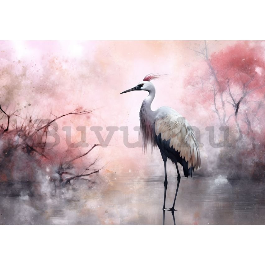 Vlies fotótapéta: Art Abstract Birds - 254x184 cm