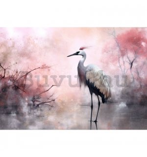 Vlies fotótapéta: Art Abstract Birds - 254x184 cm