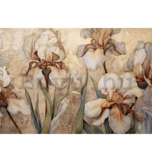 Vlies fotótapéta: Nature Flowers Modern Iris - 254x184 cm