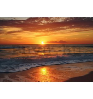 Vlies fotótapéta: Sea sunrise - 254x184 cm