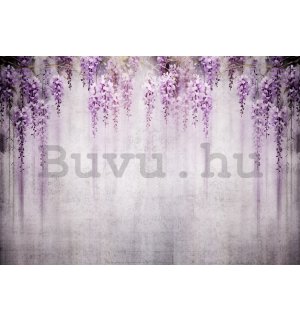 Vlies fotótapéta: Flowers Violet Wisteria Romantic - 254x184 cm