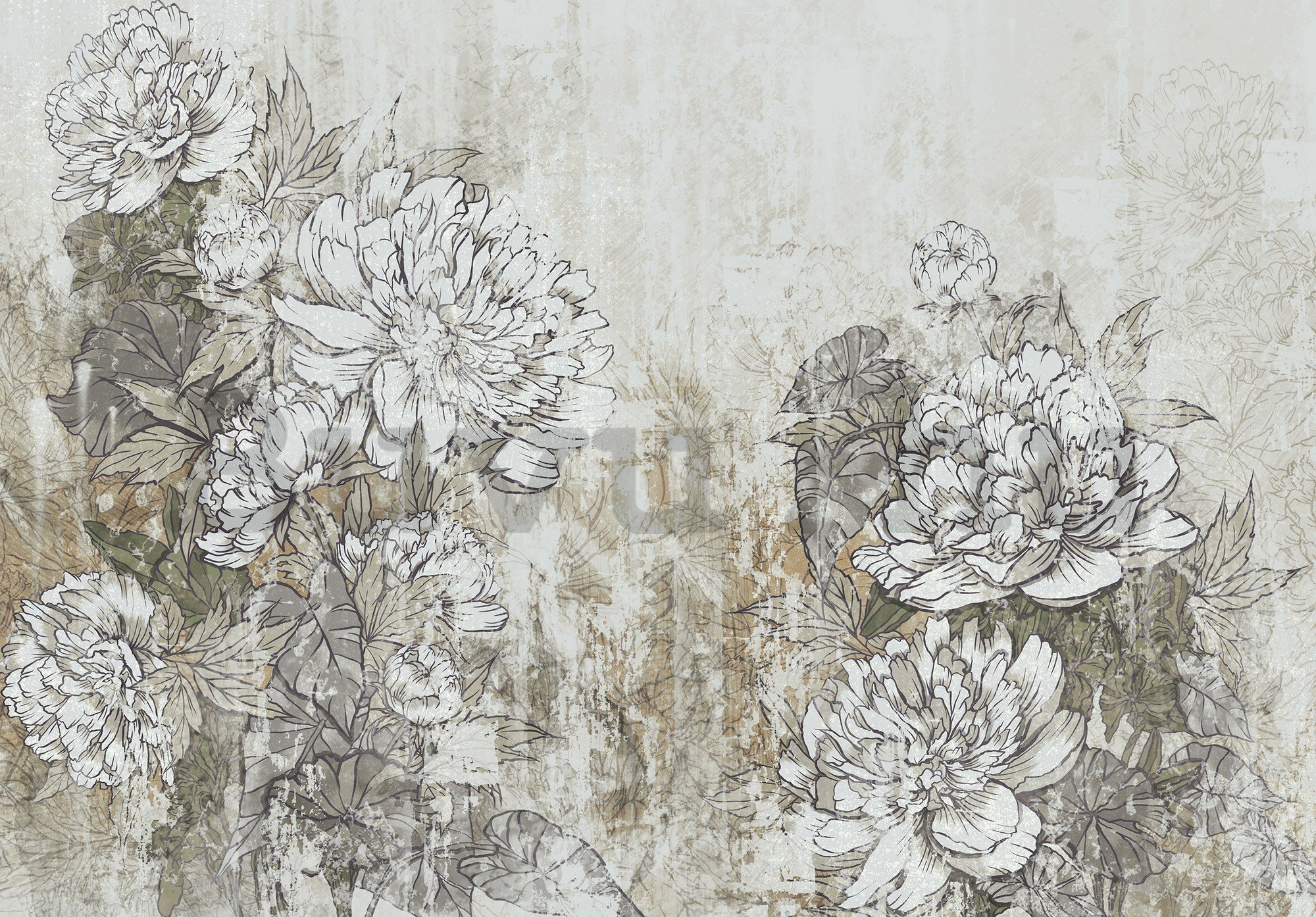 Vlies fotótapéta: Flowers (2) - 254x184 cm
