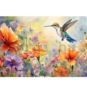 Vlies fotótapéta: Hummingbird - 254x184 cm