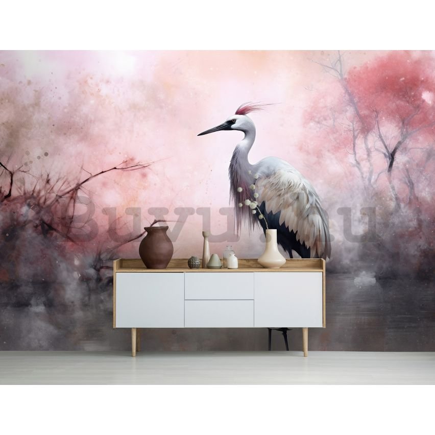 Vlies fotótapéta: Art Abstract Birds - 368x254 cm