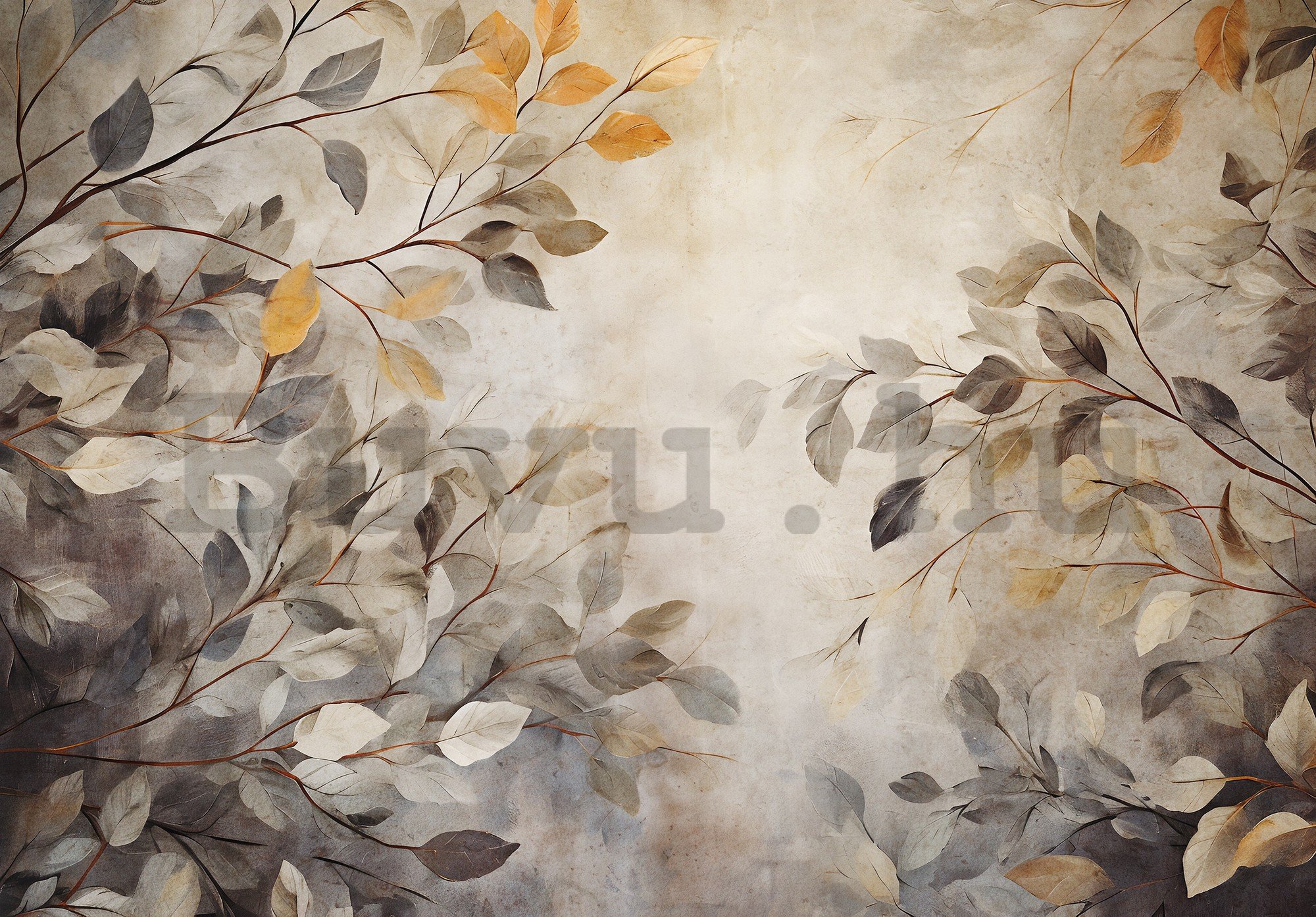 Vlies fotótapéta: Leaves Autumn Colors - 368x254 cm
