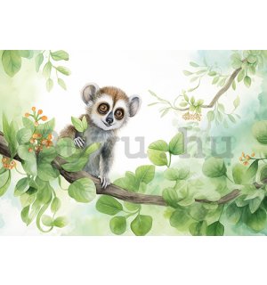 Vlies fotótapéta: For Children Animals Lemur - 368x254 cm