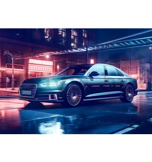 Vlies fotótapéta: Car Audi city neon - 104x70,5 cm