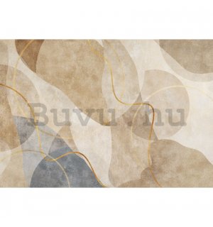 Vlies fotótapéta: Art abstraction boho gold - 104x70,5 cm