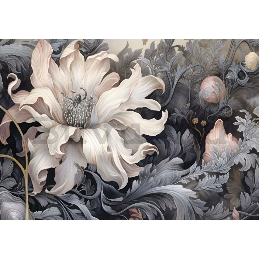 Vlies fotótapéta: Art Nature Abstract Big Flower - 104x70,5 cm