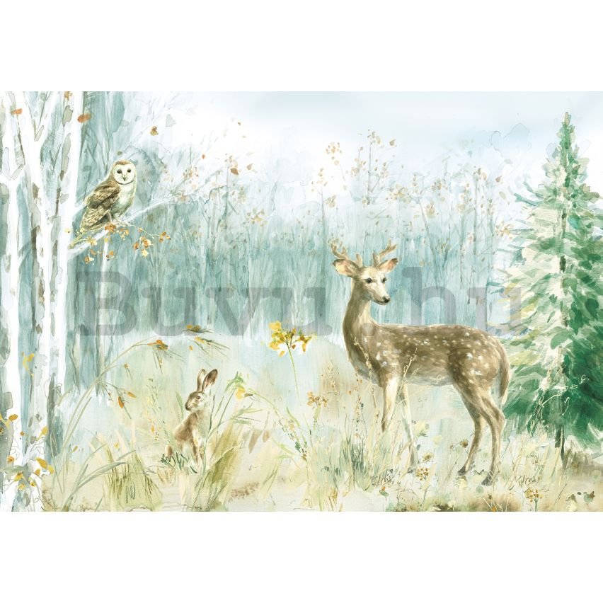 Vlies fotótapéta: Forest animals - 104x70,5 cm