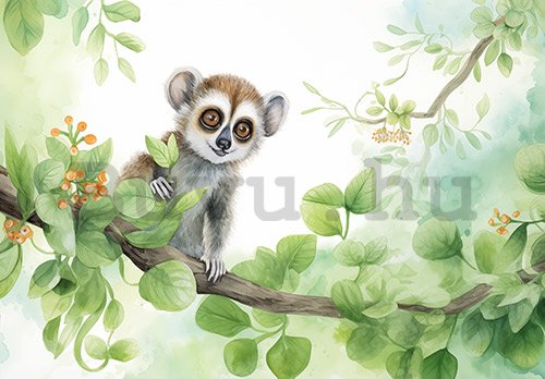 Vlies fotótapéta: For Children Animals Lemur - 104x70,5 cm