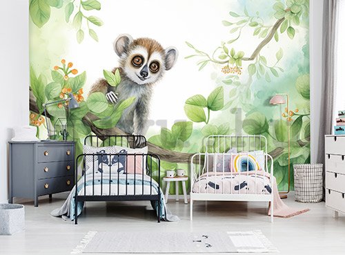 Vlies fotótapéta: For Children Animals Lemur - 312x219cm