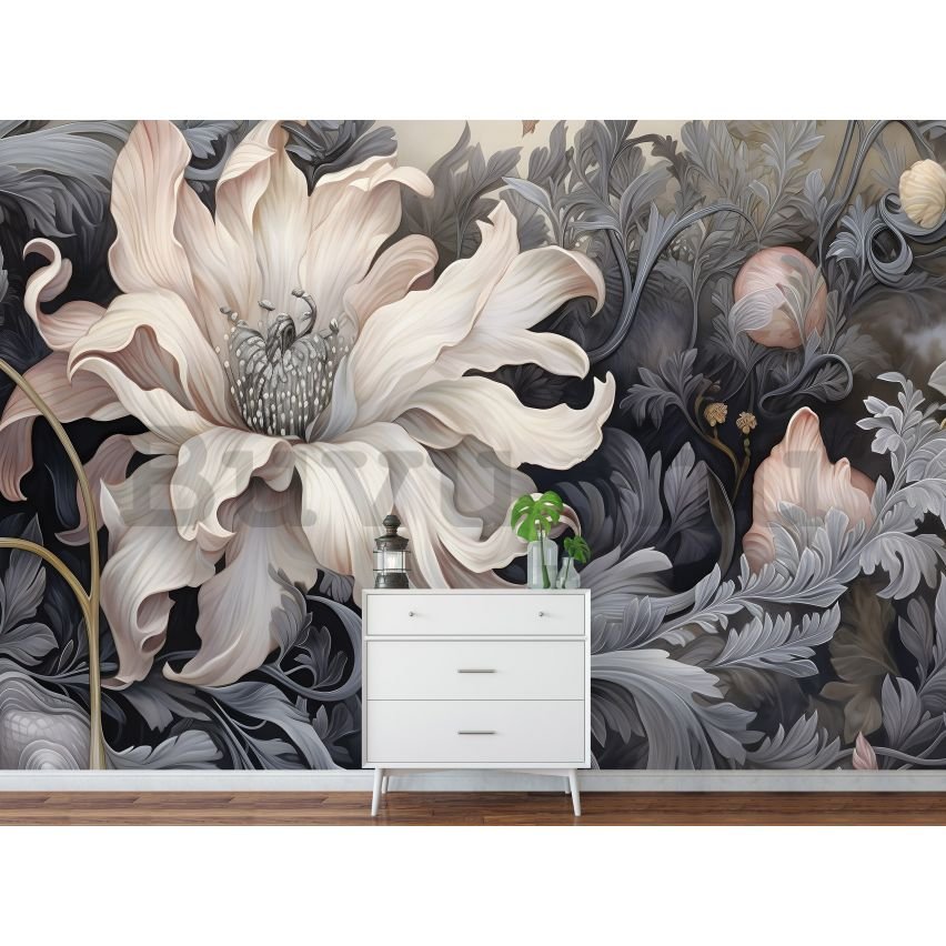 Vlies fotótapéta: Art Nature Abstract Big Flower - 416x254 cm