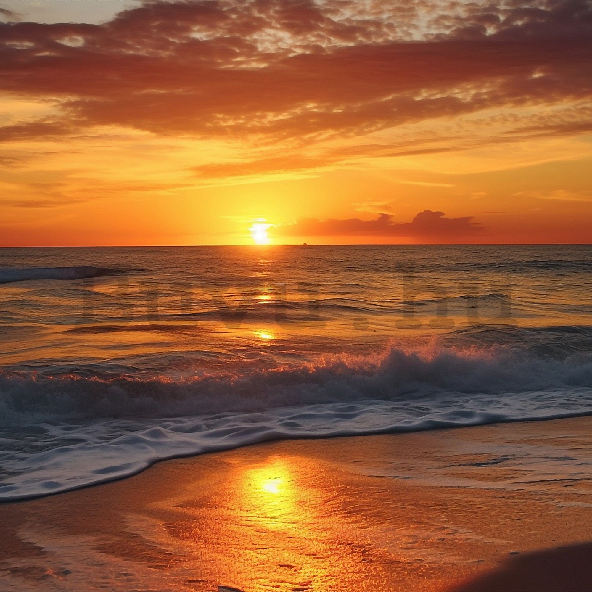 Vlies fotótapéta: Sea sunrise - 416x254 cm