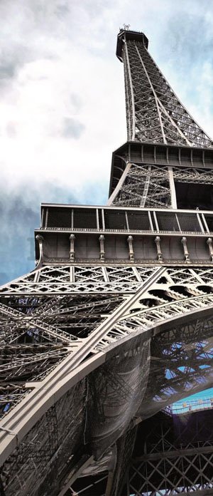 Fotótapéta: Eiffel-torony (1) - 211x91 cm