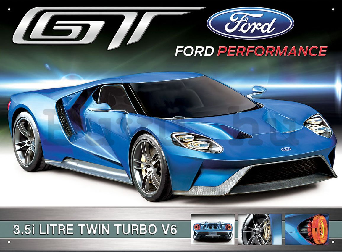 Fémplakát - Ford GT