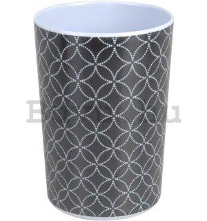 Műanyag pohár - Fekete-fehér minta (1)