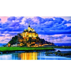 Fotótapéta: Mont Saint-Michel - 254x368 cm
